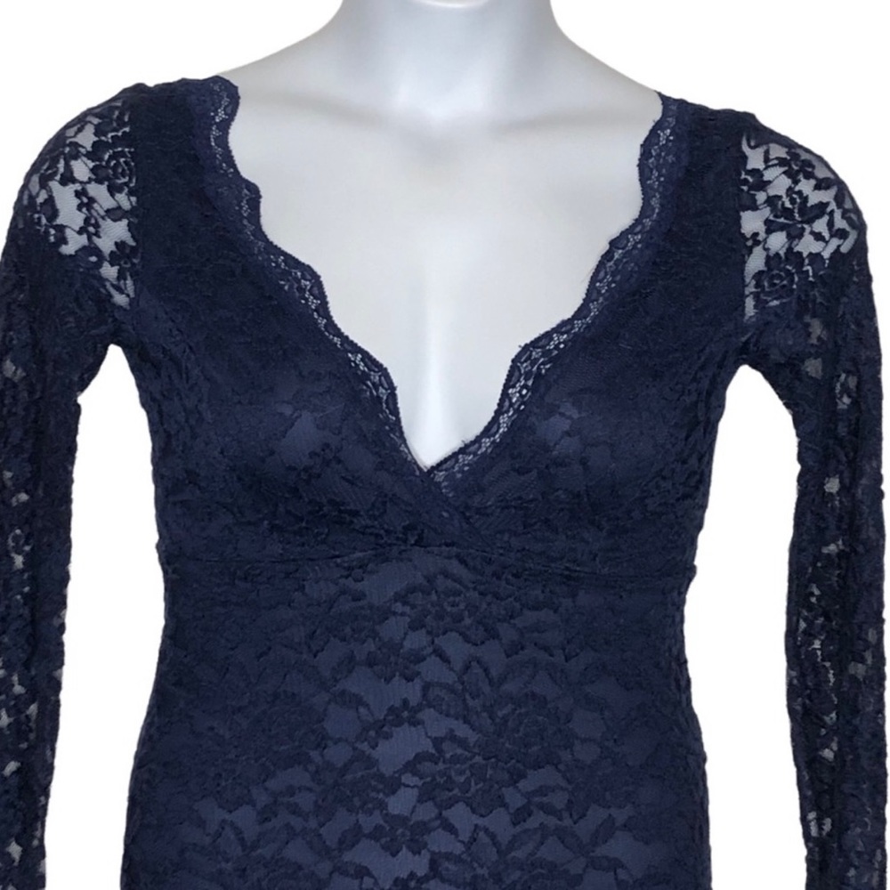 Beautiful Blue Lace Mini Dress
